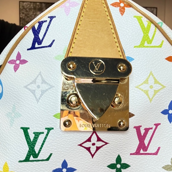 LOUIS VUITTON X MURAKAMI TAKASHI SPEEDY 30 WHITE MULTICOLOUR - Picture 10 of 17